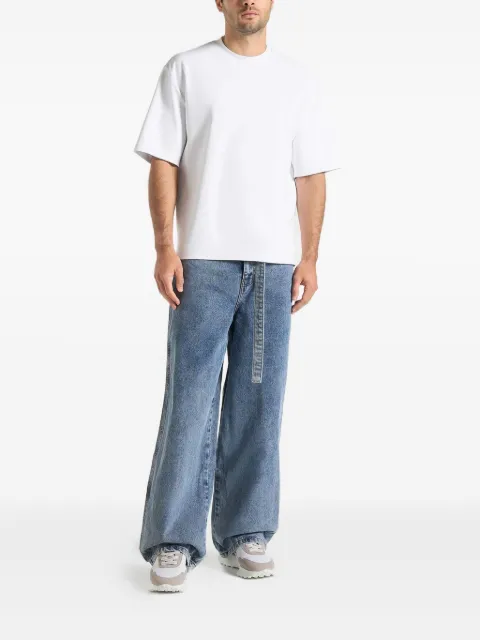 Manière De Voir TS007 in white relaxed-fit cotton T-Shirt White MAN3417