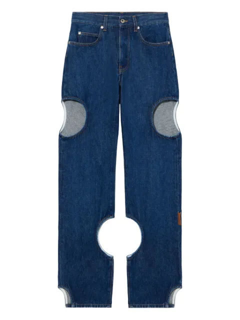Off-White cut-out detail jeans Blue OWYA06AF25DEN0024400