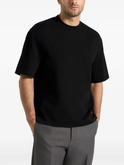 Manière De Voir TS007 relaxed fit cotton T-shirt Black MAN3417
