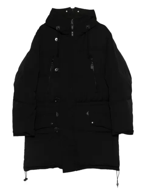 Yohji Yamamoto Pre-Owned 1990s drawstring-hood coat Black YA1200BO