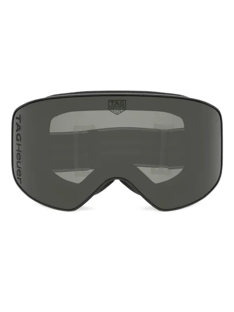 Tag Heuer Eyewear logo-plaque ski goggles Black TH40052U