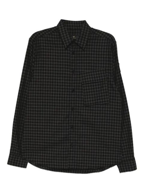 Belstaff Scale checked shirt Black 105844