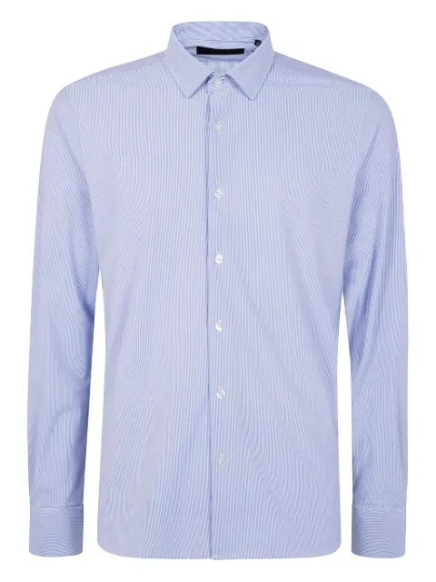 RRD Oxford jacquard open pinstripe shirt Blue W25254