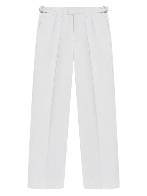 Manière De Voir Pierre - twin pleat tailored trousers - light grey Grey MAN30810230
