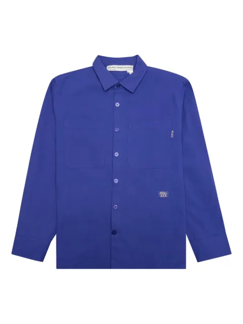 Advisory Board Crystals Abc. 123. embroidered shirt Blue ABC123WSLW100SAP