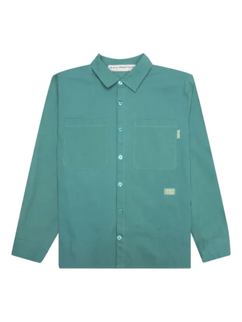 Advisory Board Crystals double-pocket button-down shirt Green ABC123WSLW100APA