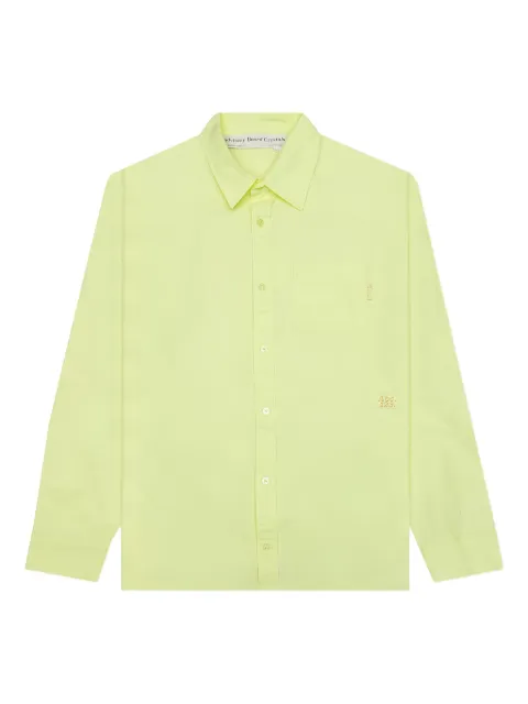 Advisory Board Crystals embroidered pocket shirt Green ABC123OXHW100SUL