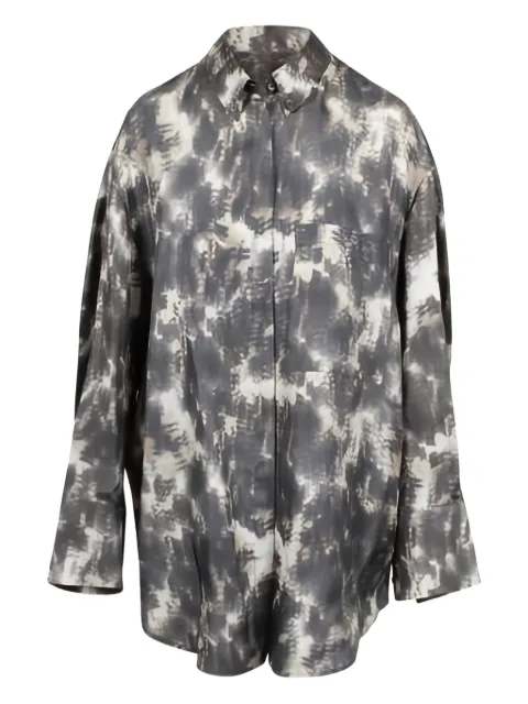 Christian Wijnants Taheras printed shirt Grey TAHERAS8502
