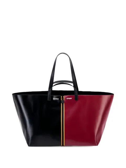 Cahu x K-Way Pratique tote bag Black PZLVKBLBUN
