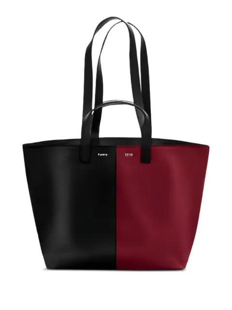 Cahu leather tote bag Black PCSBLBUNA