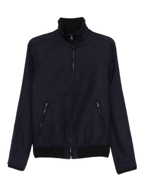Balenciaga Pre-Owned 2010s high-neck zip-up jacket Blue BA420BK