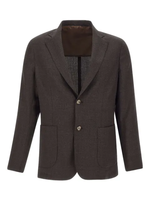 Barba single-breasted blazer Brown 510650029