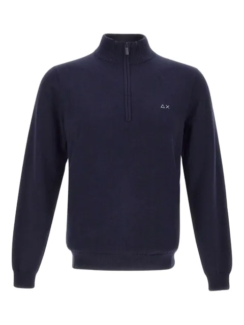 Sun68 half-zip sweater Blue K4510707