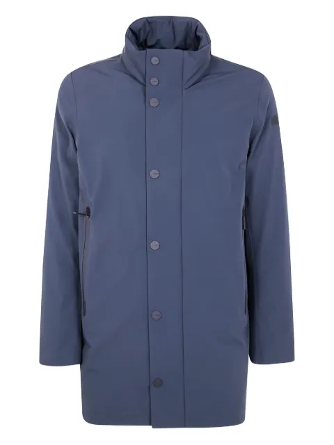 RRD button-fastening logo-plaque coat Blue W25060