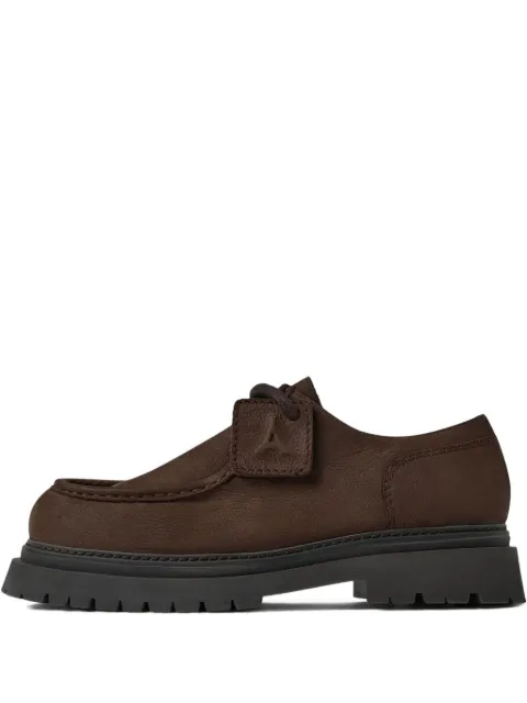 Manière De Voir L’Atelier nubuck-leather chunky-sole brown shoes Brown MANF024