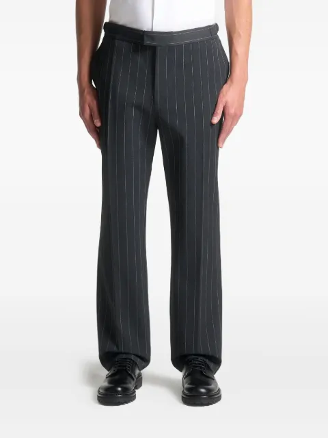 Manière De Voir Joseph - regular fit pinstripe tailored trousers - grey Grey MAN2919