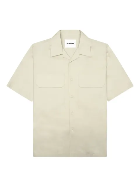 Jil Sander pocket short-sleeve shirt Green J61DL0021J45002110