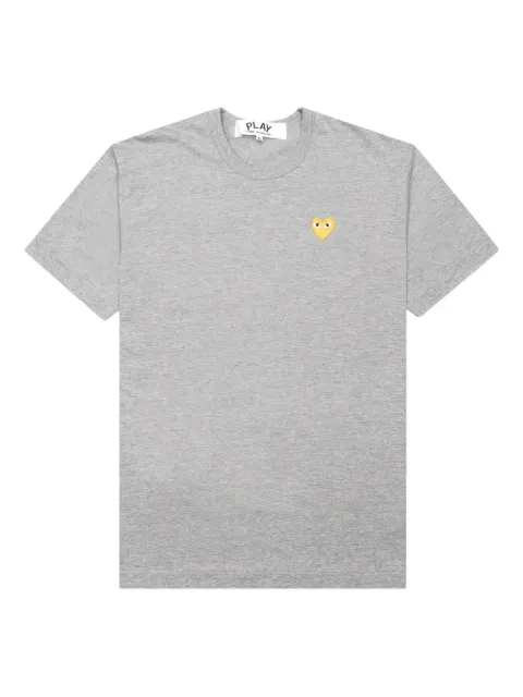 Comme Des Garçons Play cotton T-shirt Grey AZT215051