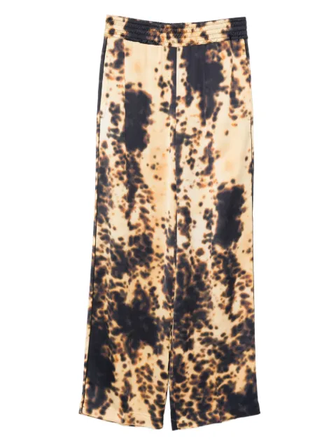 Victoria Beckham elasticated-waist printed trousers Yellow 1425WTR007034A