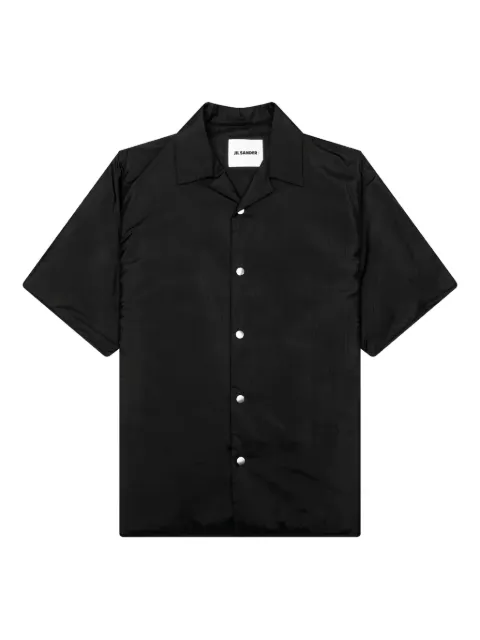 Jil Sander short-sleeve button shirt Black J47DL0140J7003052