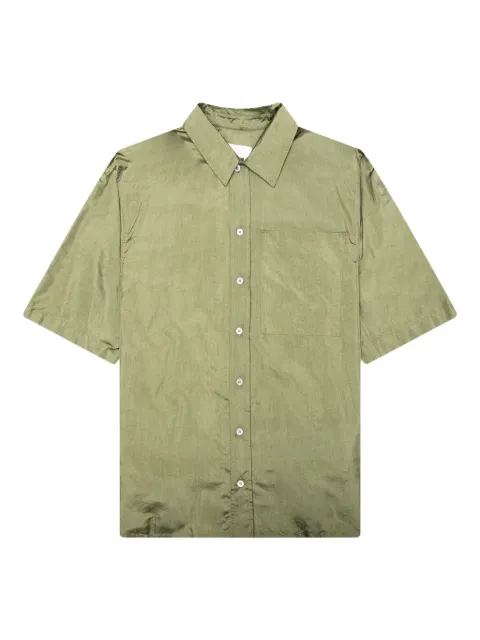 Jil Sander patch-pocket shirt Green J47DL0165J70003332