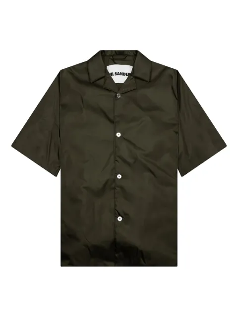 Jil Sander short-sleeve button-up shirt Green J22BN0195J70147302