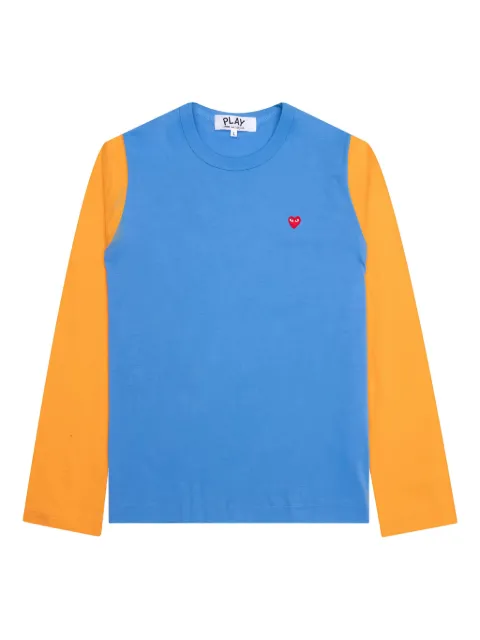 Comme Des Garçons Play long-sleeve T-shirt Blue AZT315
