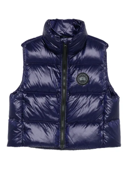 Canada Goose zip-up puffer vest Blue 2257WB