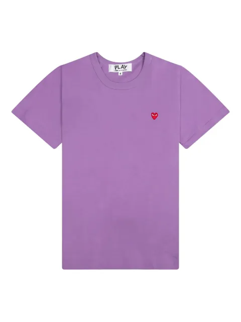 Comme Des Garçons Play Small Heart short-sleeve T-shirt Purple AZT313