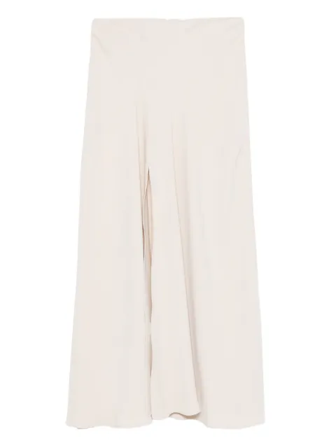 P.A.R.O.S.H. split-front maxi skirt Neutrals D621169POKER25084