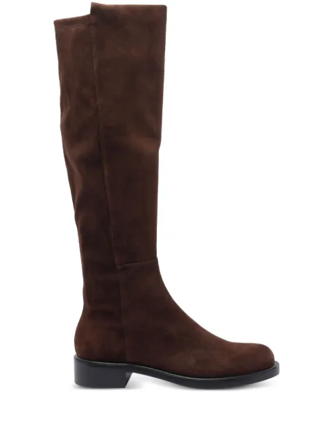 Stuart Weitzman Gisele suede boots Brown SM477GISELEKNEEHIGHBOOTSKKYJM
