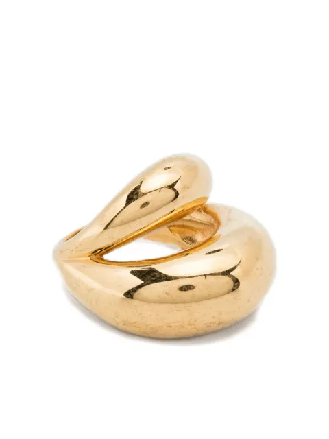Panconesi Double Blow Up ring Gold F25FG003SGOLD