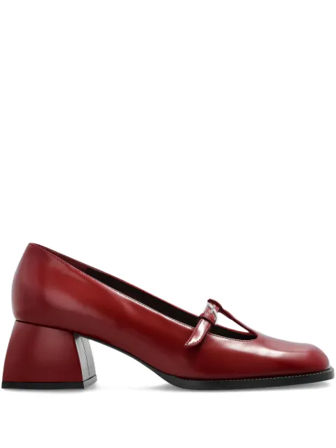 Nodaleto T-bar block-heel pumps Red NO45005A22020