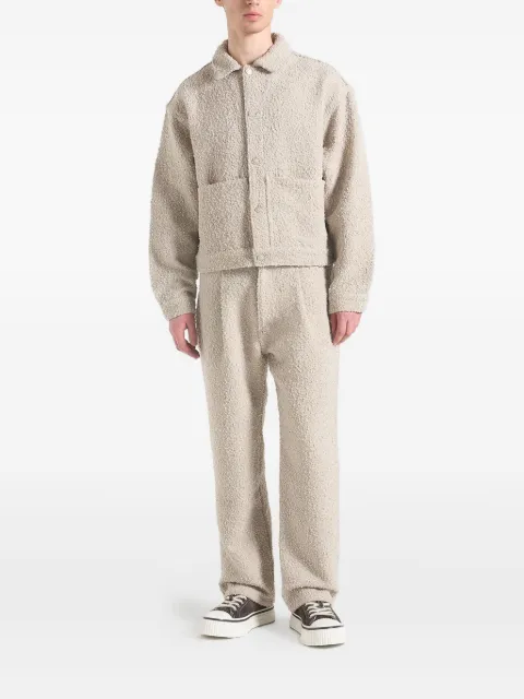 Manière De Voir Arnault pleated denim jeans Neutrals MAN3400