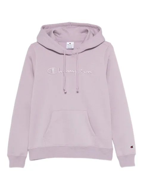 Champion embroidered-logo hoodie Purple 118379