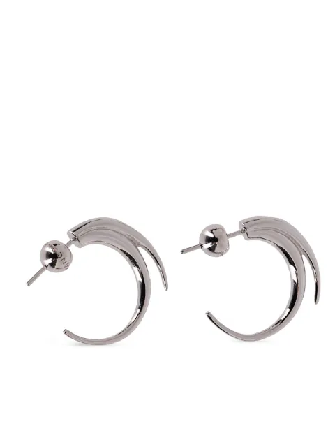 Panconesi Vortice curved earrings Silver CAOEA011P