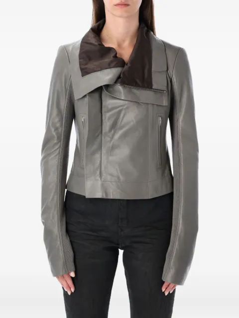 Rick Owens Naska lambskin jacket Grey RP02E4708LBY06