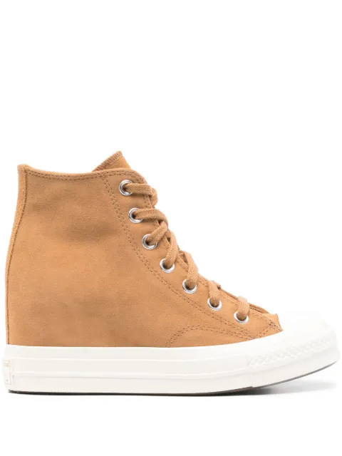 Converse Chuck 70 lace-up platform sneakers Brown A15554C288