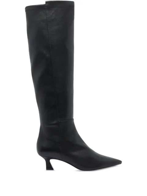 Stuart Weitzman 5050 Vinnie Boot 50 pointed-toe boots Black SM444VINNIEBOOT50DNNBLK
