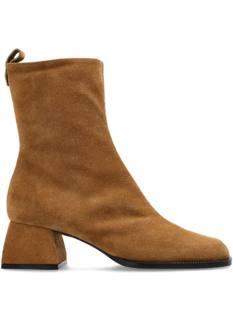Nodaleto block-heel suede boots Brown NO45007A22090