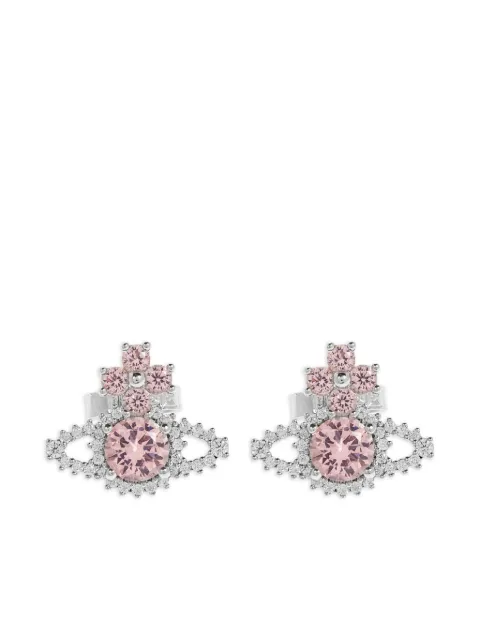 Vivienne Westwood Orb crystal-embellished earrings Silver 6201010102P271