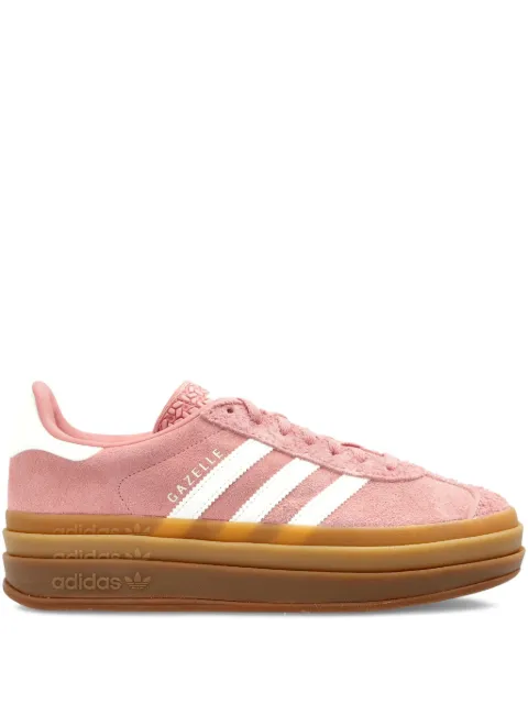 adidas Gazelle Bold suede three-stripe sneakers Pink JS3903