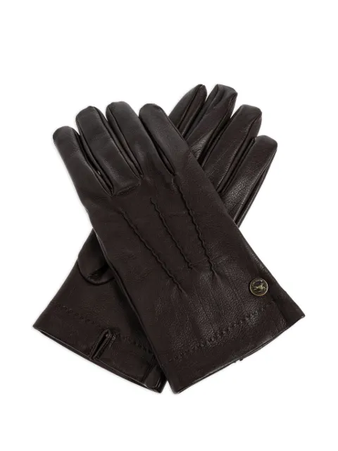 Burberry leather gloves Brown 8114217