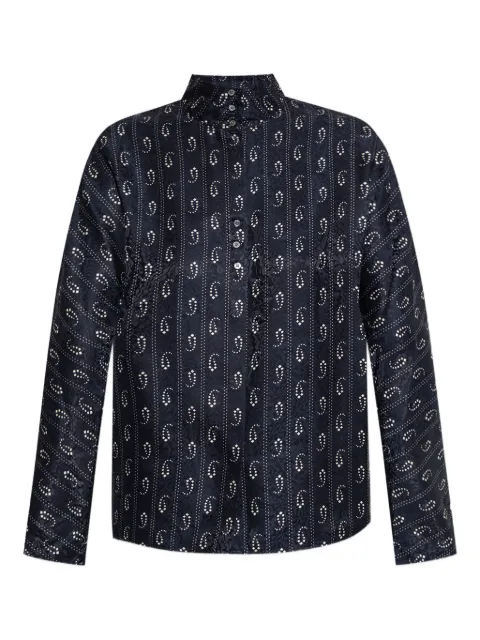 Tory Burch paisley print blouse Blue 176382