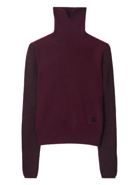 Burberry EKD-patch roll-neck sweater Red 8115207