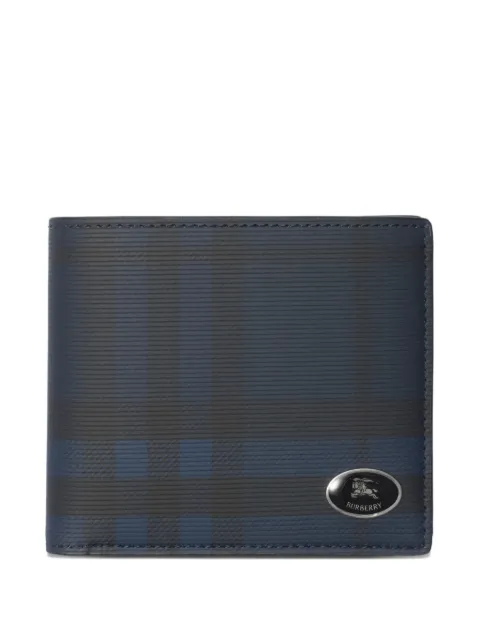 Burberry checkered wallet Blue 8114445