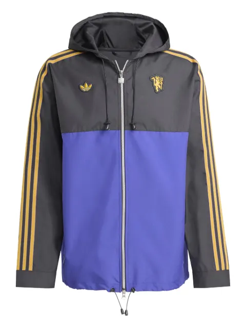 adidas Manchester United FC Terrace Icons hooded jacket Black JN2821