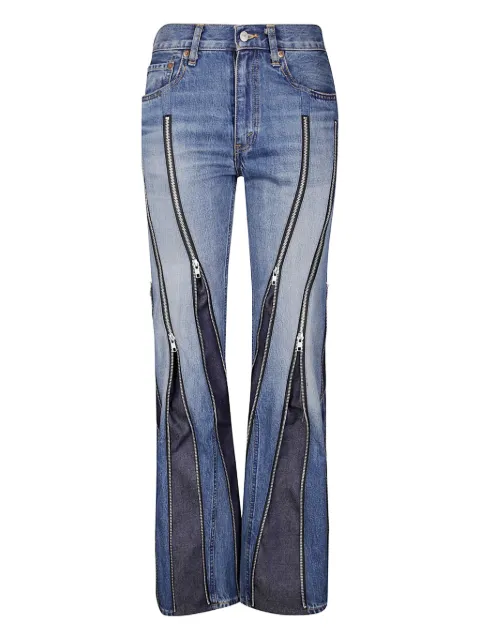 Junya Watanabe zip-detail jeans Blue JPP202W25