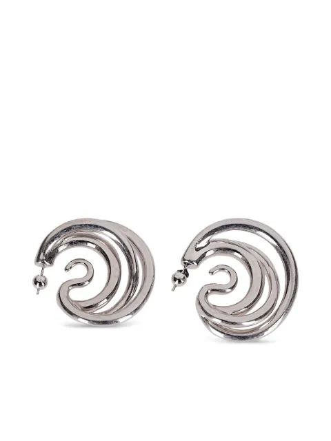 Panconesi medium Triptych earrings Silver CAOEA013P