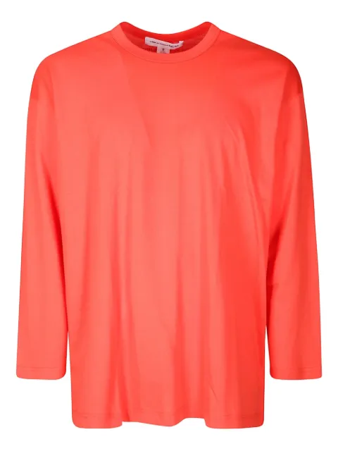 Comme Des Garçons Shirt long-sleeve crew-neck T-shirt Red FPT021W25